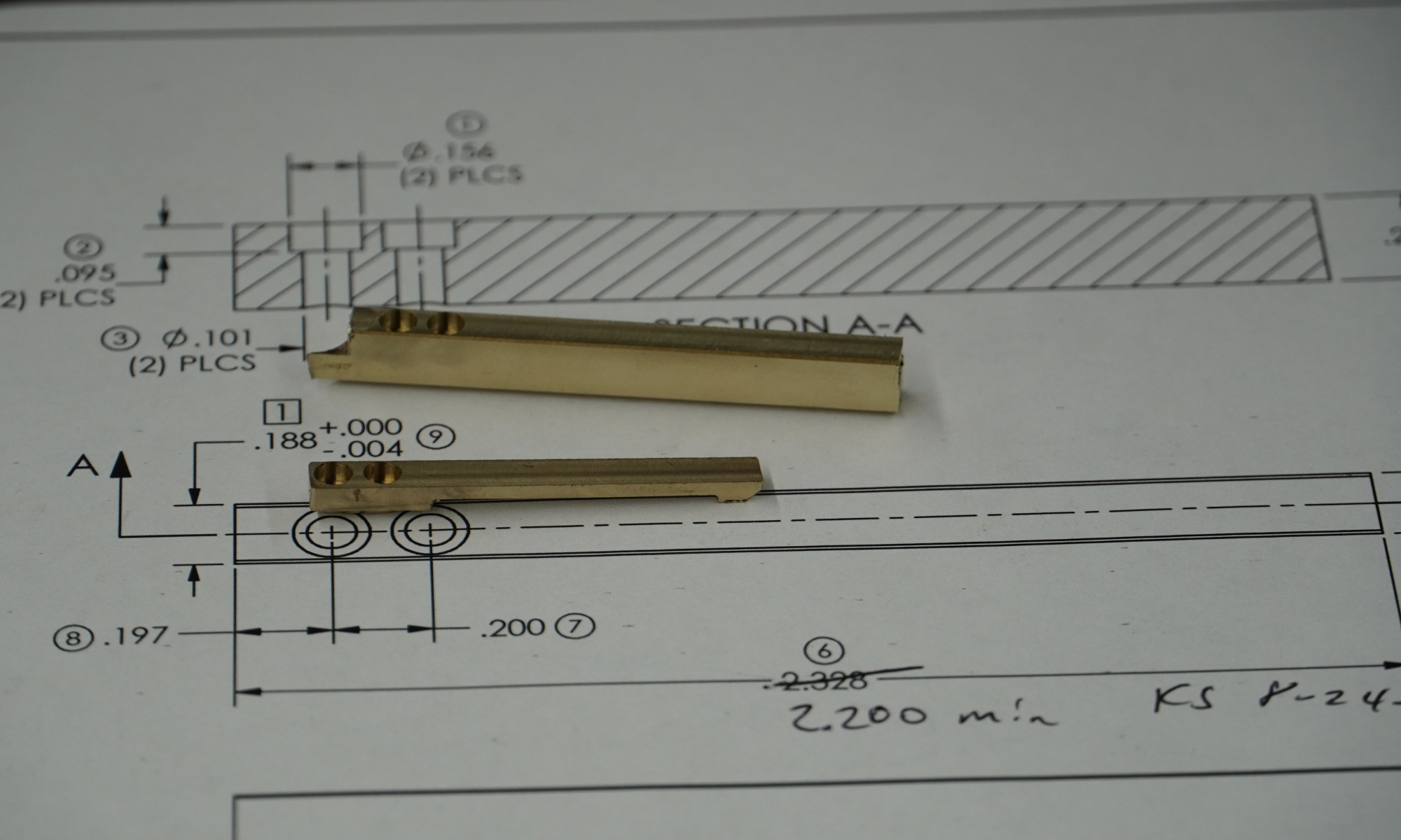 CNC Machined Pen Clip